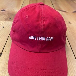 AIME LEON DORE - 2017 ALD LOGO CAP - RED